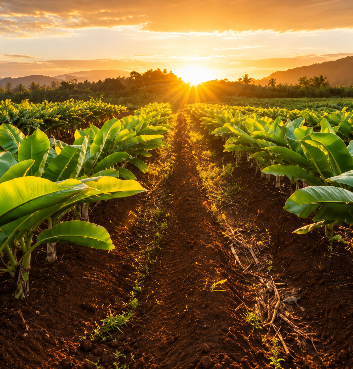Plantação de Bananas